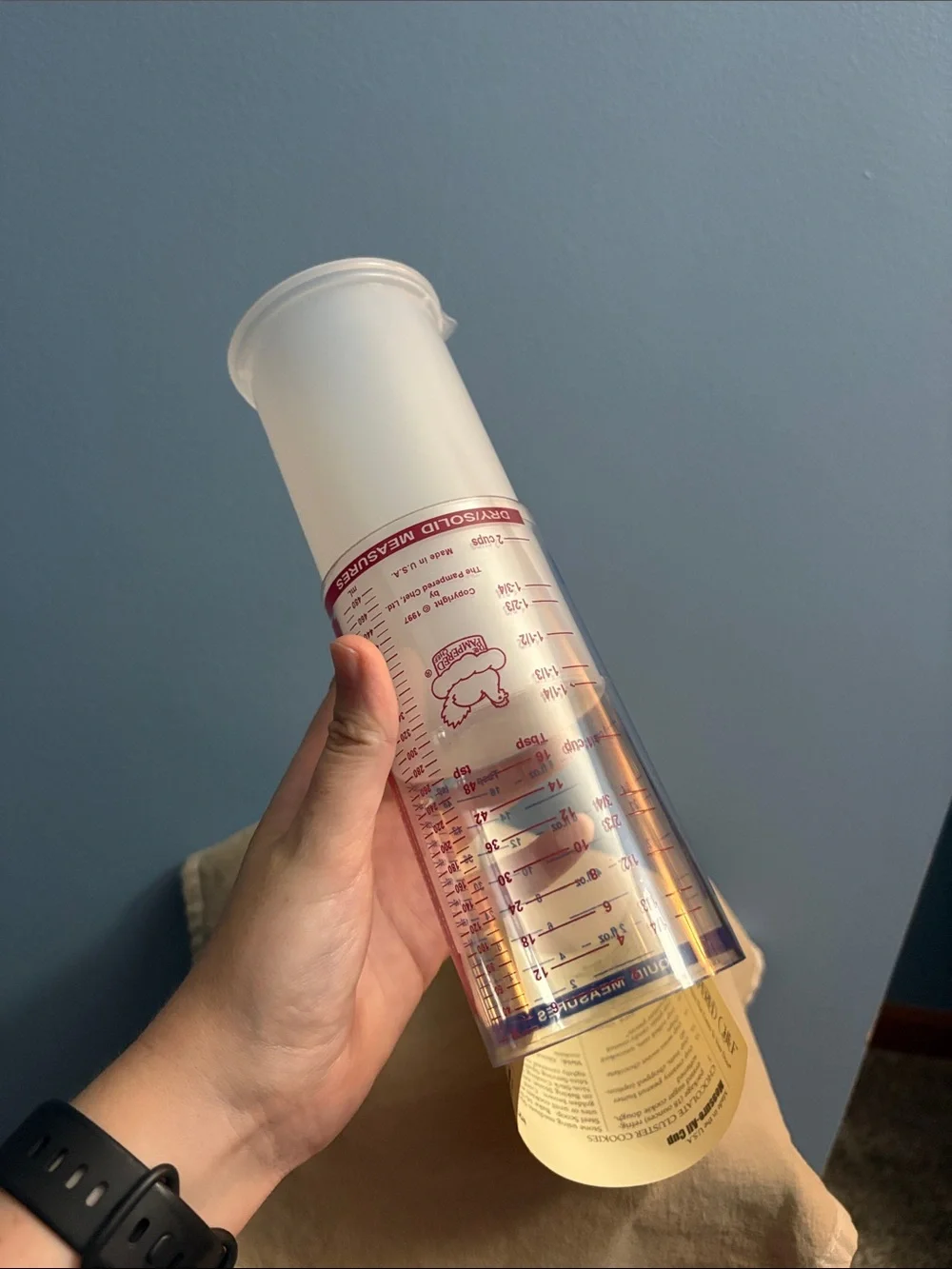 The Pampered Chef Clear Measuring Cup for Solids and Liquids